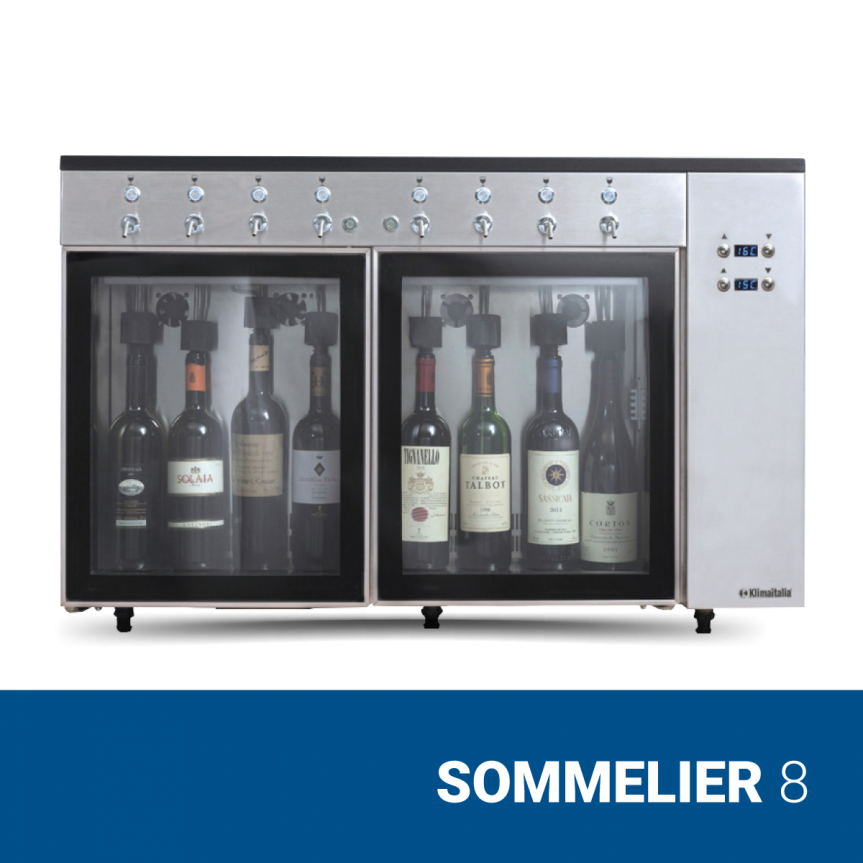 Βιτρίνα - Διανεμητής κρασιών KLIMAITALIA SOMMELIER 8
